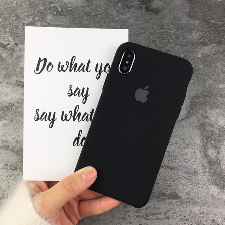 ỐP LƯNG IPHONE X SILICON COVER CHÍNH HÃNG