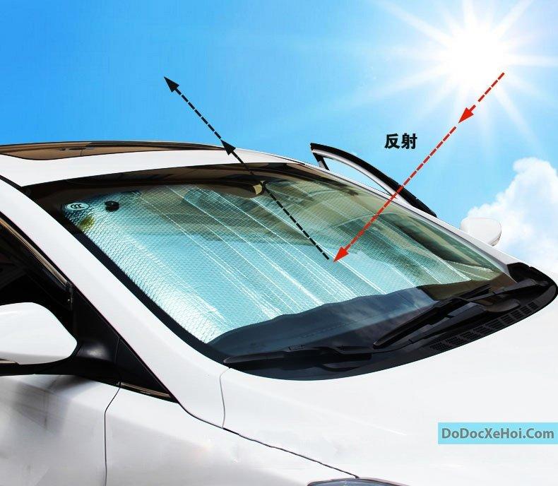 [Hỗ trợ lắp đặt khách Hà Nội] Bạt chống nóng kính trước ( Trong xe)
