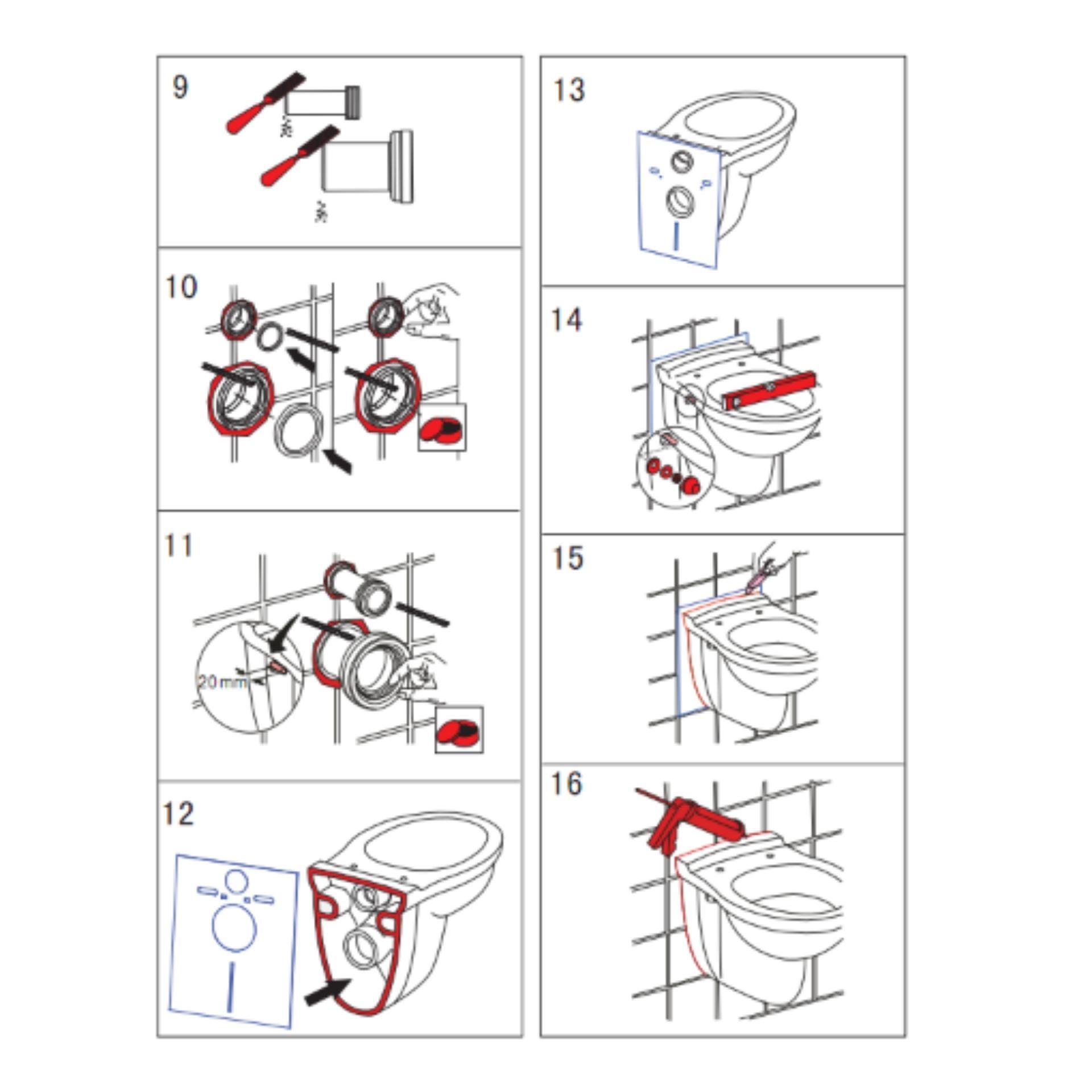 Bồn cầu treo tường ATMOR Model: AT2155W chống nứt và chống thẩm thấu theo tiêu chuẩn Châu Âu , đảm bảo an toàn cho người dùng