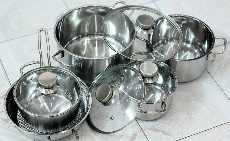 Bộ nồi Fivestar 5 món dùng cho bếp từ