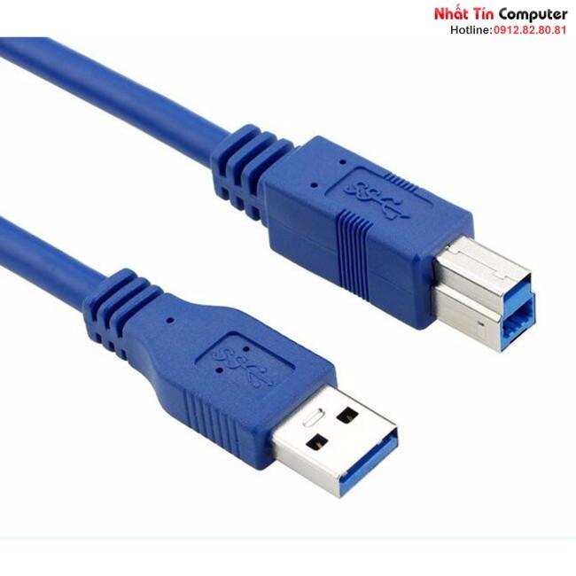 Cáp USB 3.0 AM-BM 3m dùng cho HDD box, HDD Docking, Ổ cứng di động