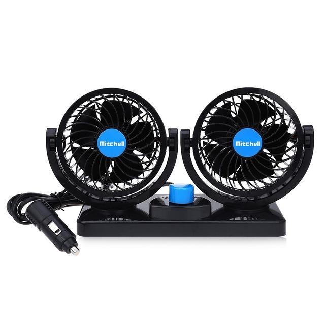 Quạt mini 24V 360° làm mát trên ô tô