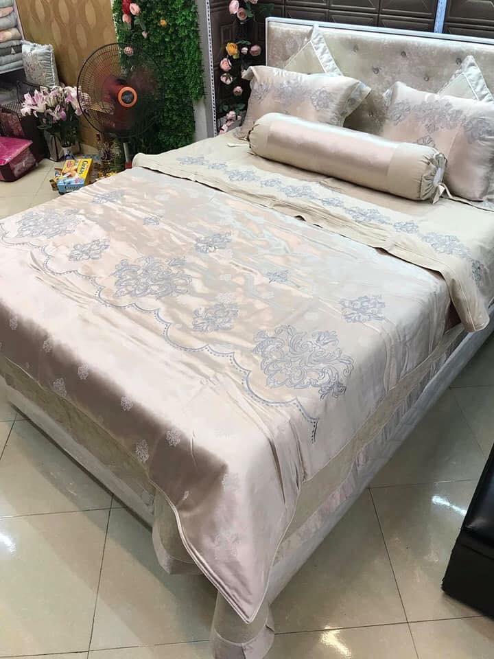 CHĂN GA LỤA SATIN CAO CẤP