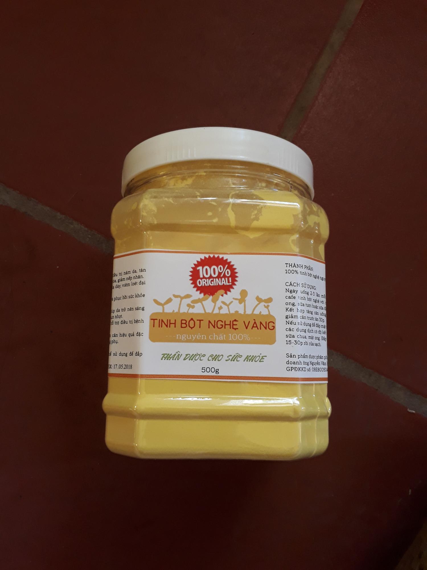 Tinh bột nghệ vàng 100g