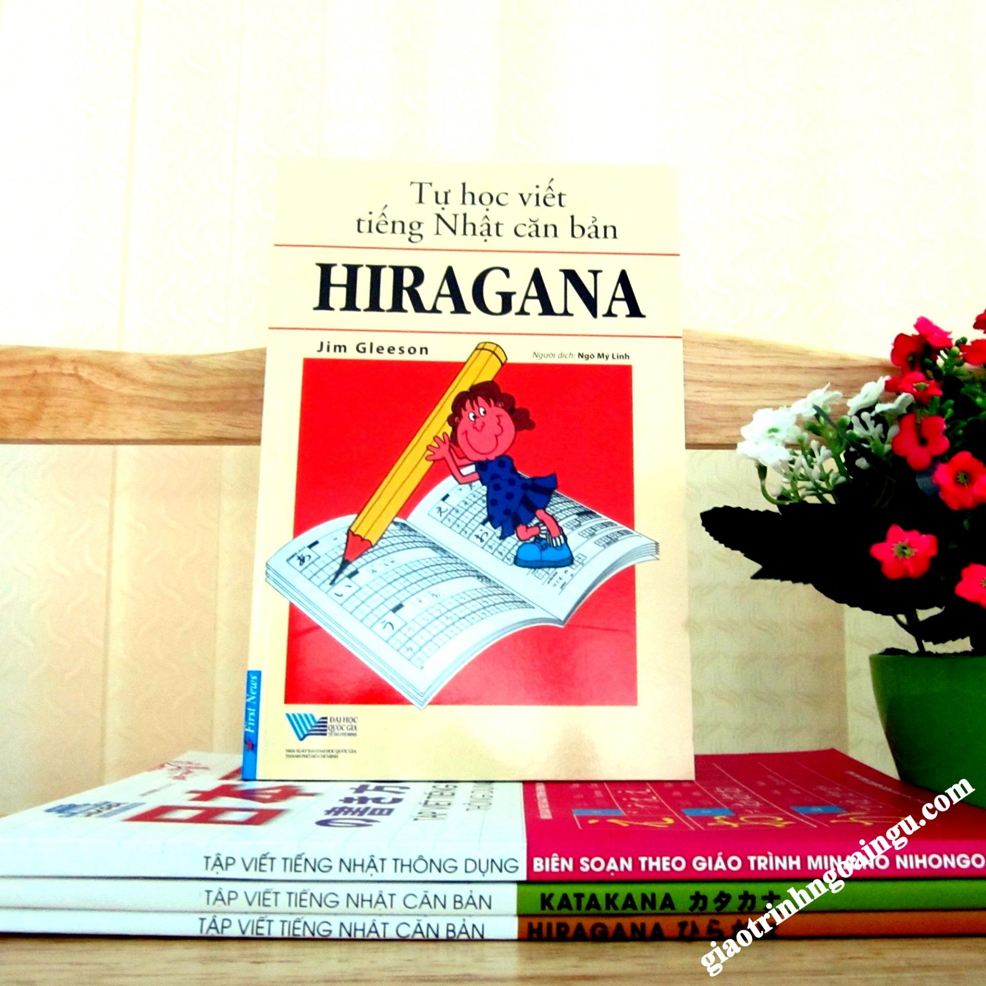 Sách Tự học viết tiếng Nhật căn bản Hiragana