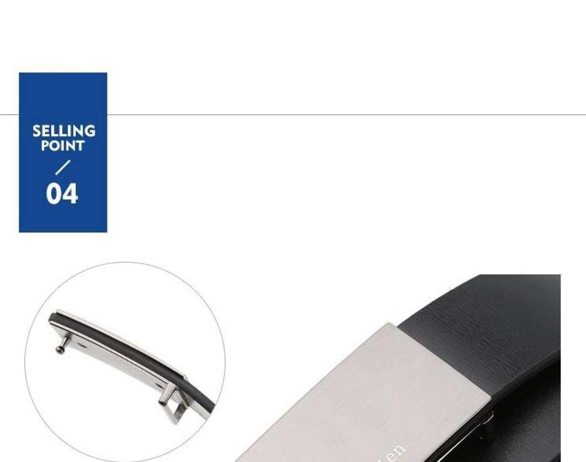 Thắt Lưng Nam Da PU - Mẫu Mới- Phong Cách Hàn Quốc(Màu đen)