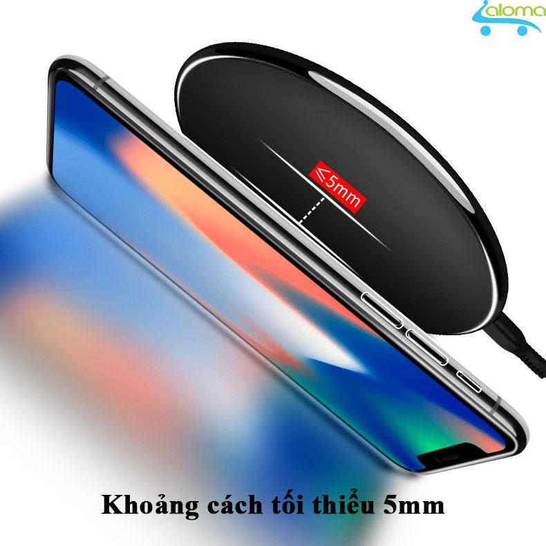 Đế sạc không dây HOCO CW6 chuẩn Qi cho Samsung Iphone