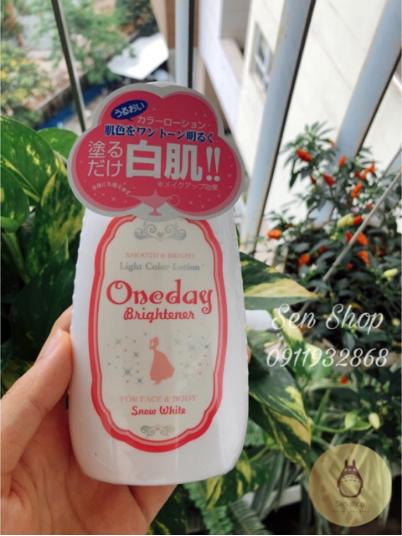 Lotion dưỡng trắng da One day 120ml