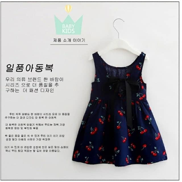 [HCM]Đầm Cherry đẹp cho bé