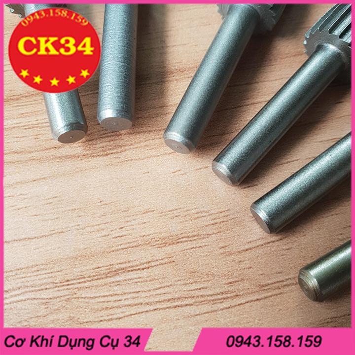 Bộ 6 đầu mài gỗ thép Carbon dùng DIY