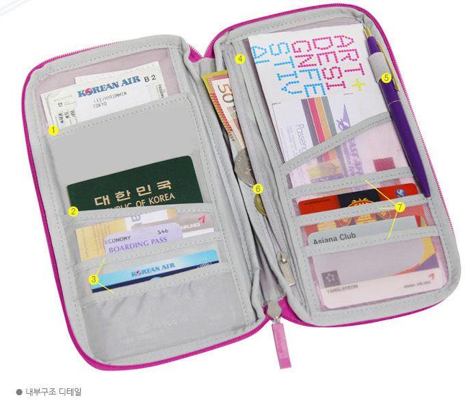 Ví đựng visa hộ chiếu Hàn Quốc