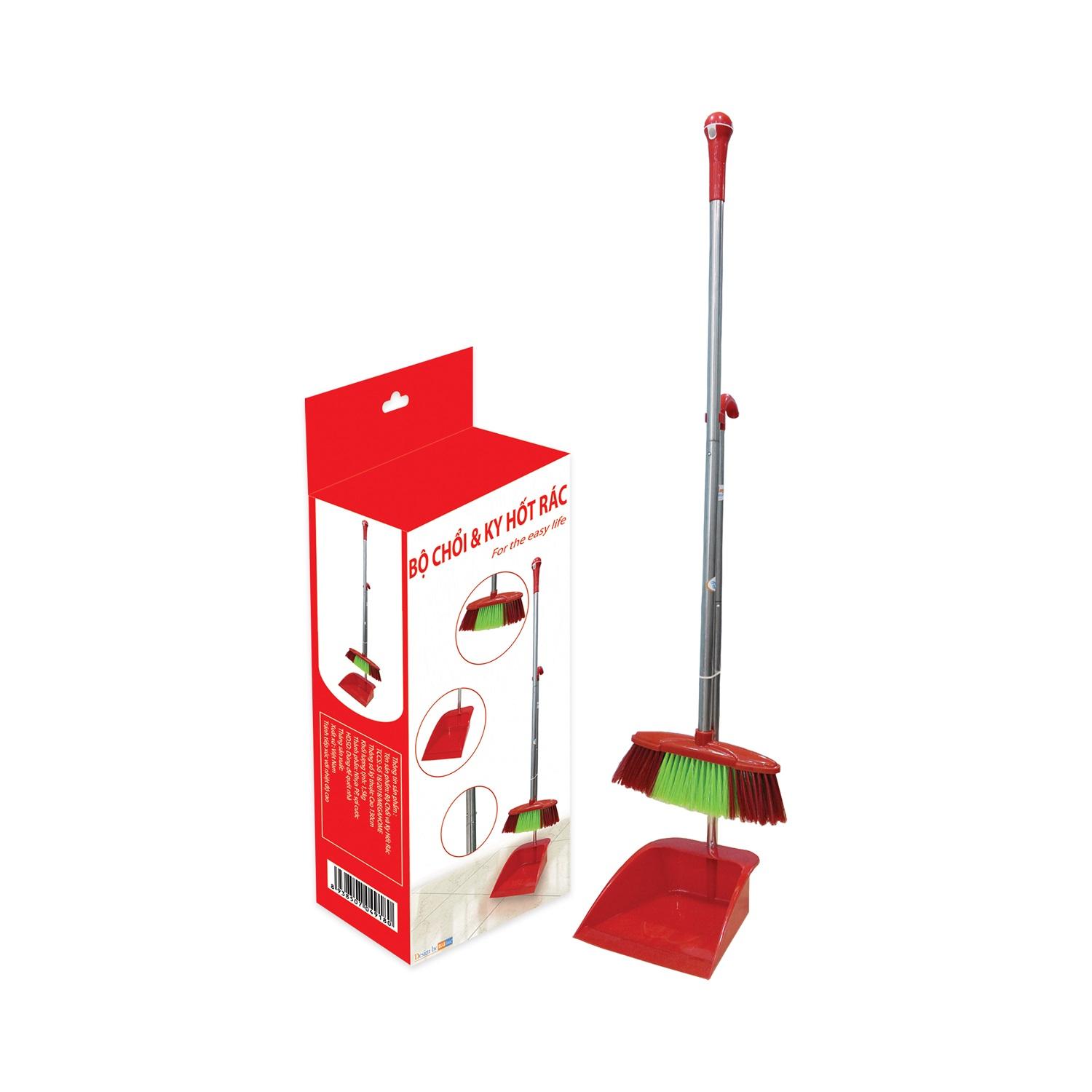 Bộ chổi và ky hốt rác