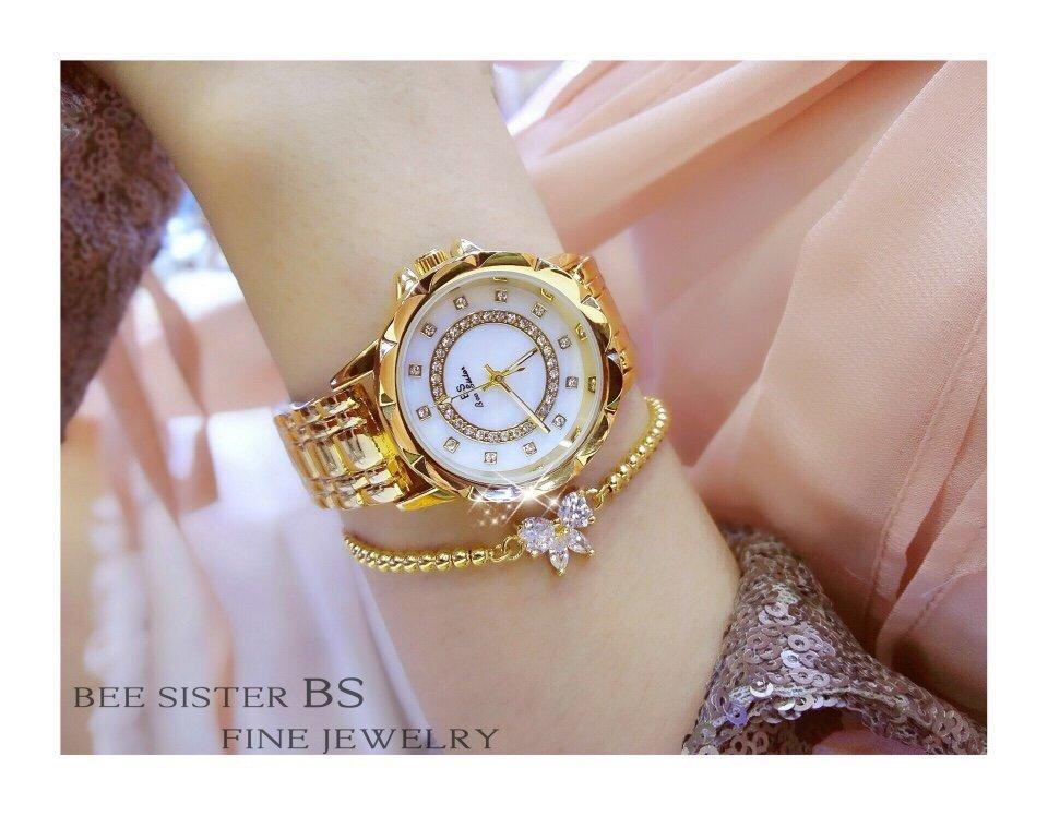 Đồng hồ nữ BEE SISTER BS9-10 dây thép