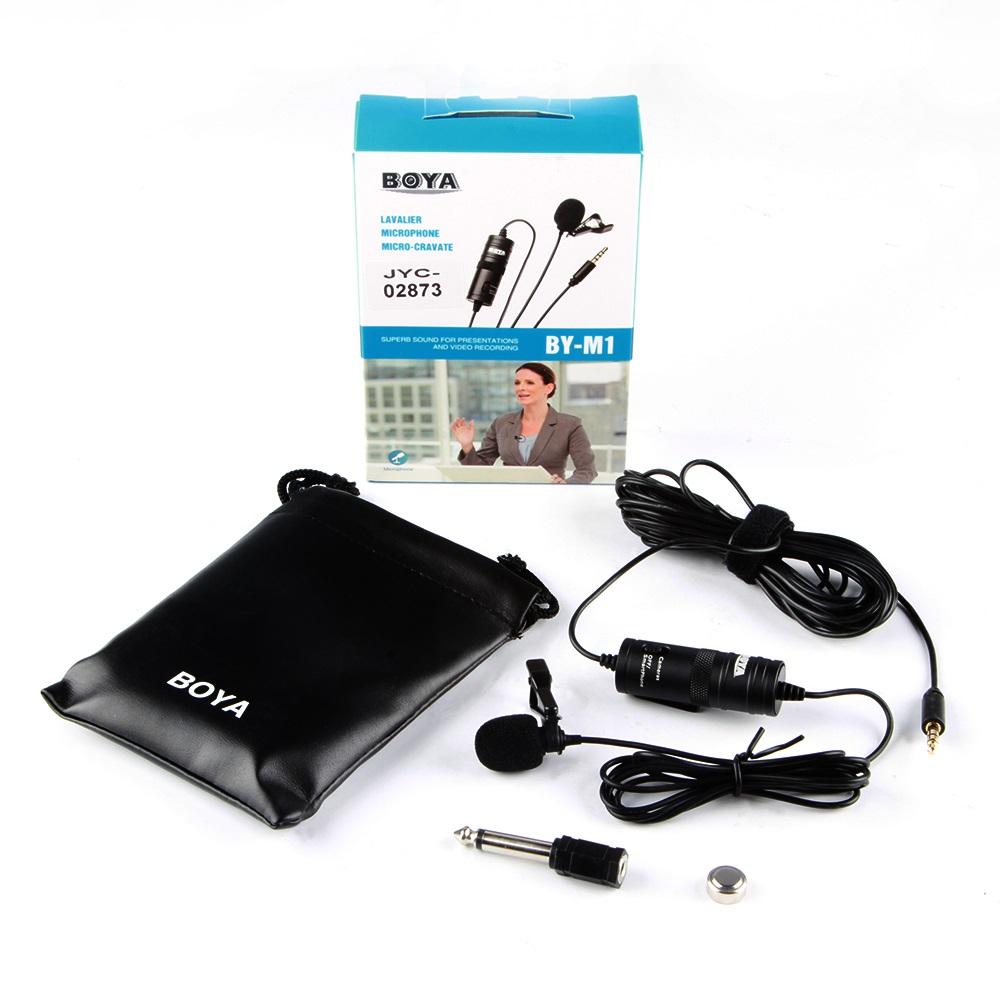 Microphone máy ảnh Boya BY-M1 - Micro cài áo mini