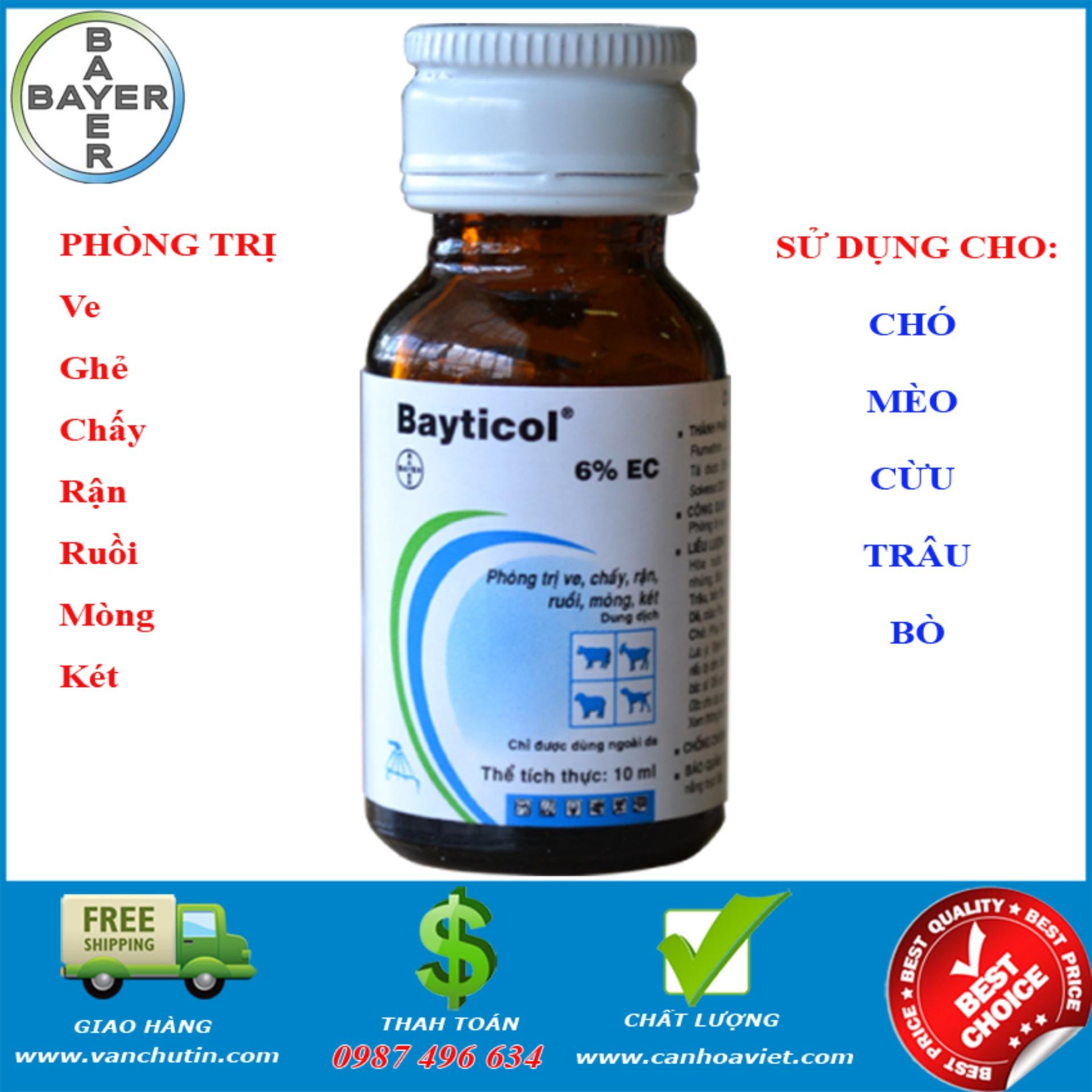 [HCM]Thuốc xịt Phòng trị ve ghẻ chấy rận ruồi mòng két 10ml