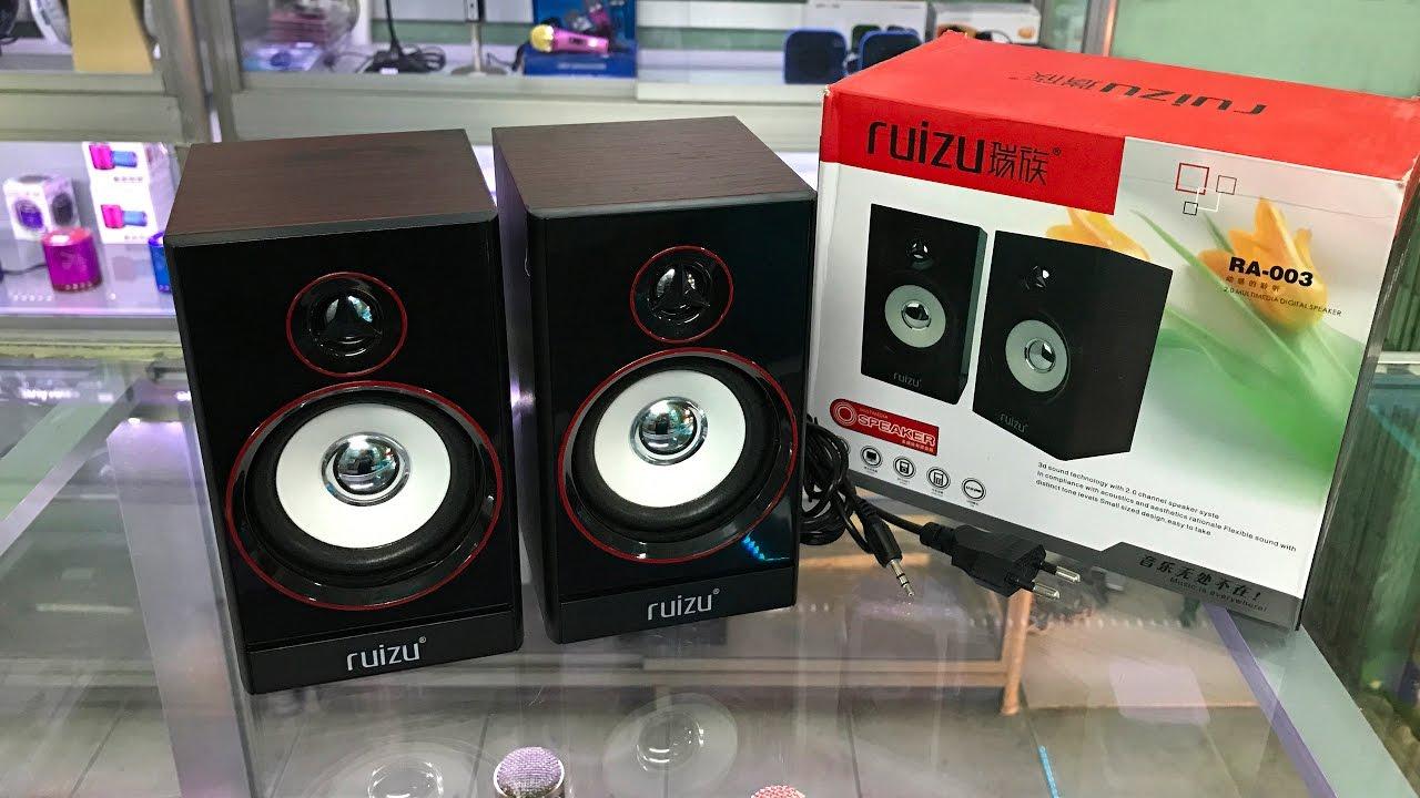 Loa Vi Tính 2.0 Ruizu Rs-810 (Đen)