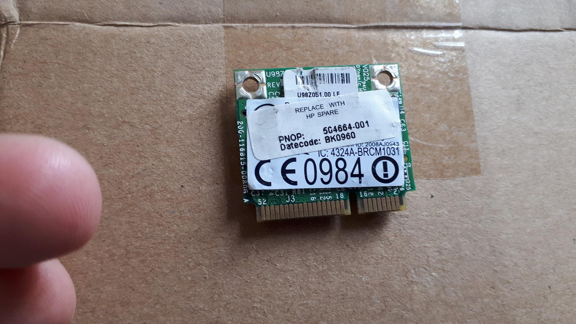 Card WiFi Laptop Broadcom BCM94322HM8L