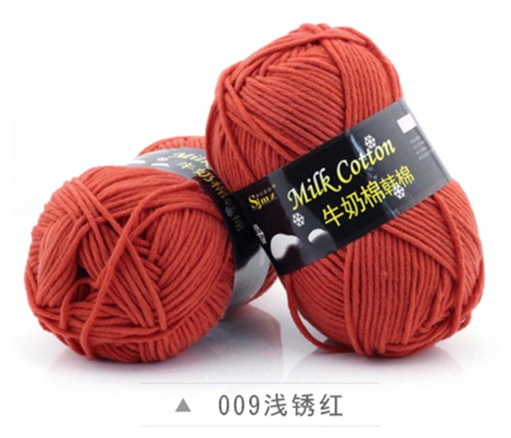 Combo 2 cuộn Len milk cotton ( SỢI TO 3MM)