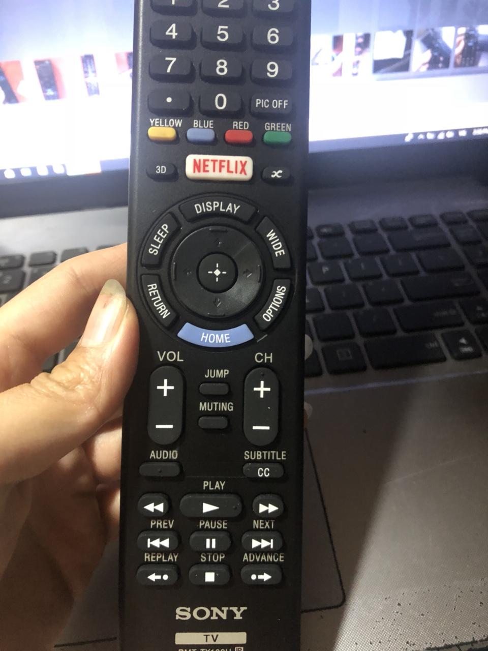 điều khiển sony smart tivi 4k