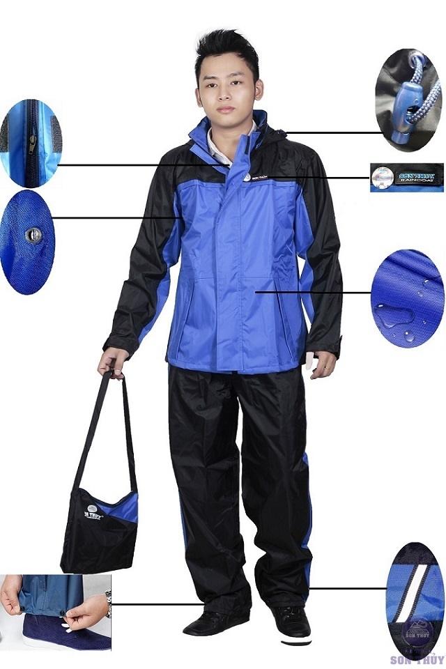 áo mưa bộ 2 lớp siêu bền siêu ấm thủy sơn