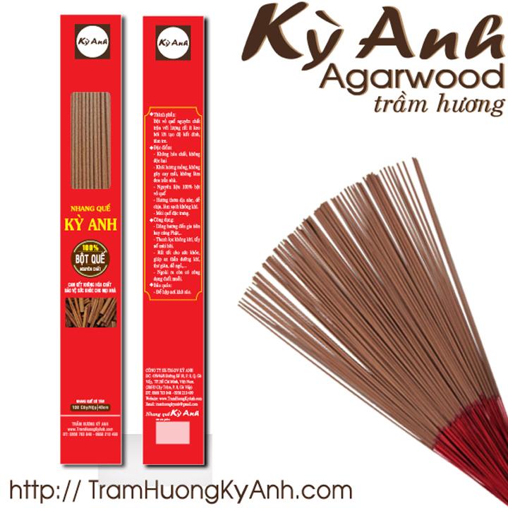 Nhang quế kỳ anh-dài 30cm-100 cây-nq30-006