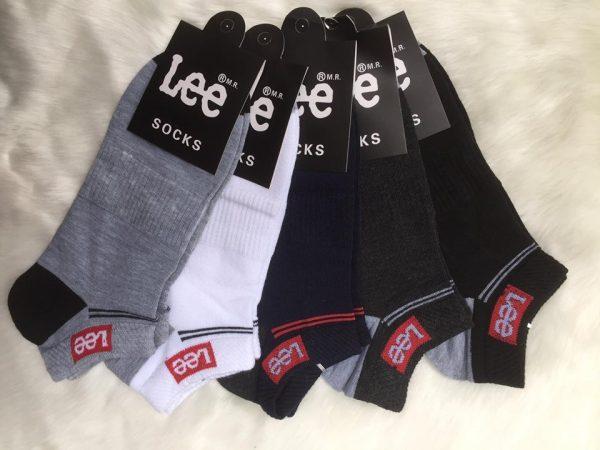 COMBO 5 ĐÔI TẤT NAM CỔ NGẮN CAO CẤP LEE