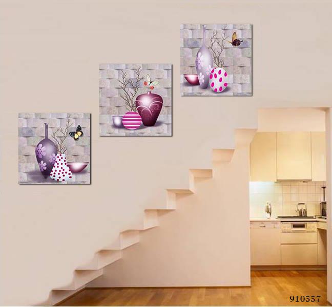 Tranh dán tường Cầu Thang 3D - Tranh décor phòng khách, phòng ngủ phong cách hiện đại