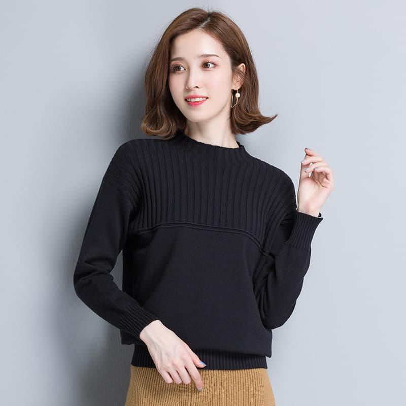 Áo len nữ dệt kim dáng đẹp sang trọng hàng chính hãng Mimostore A427, form chuẩn dáng đẹp ,chất len mịn mềm tay thêu hoa,cổ tròn kiểu dáng trẻ trung cá tính
