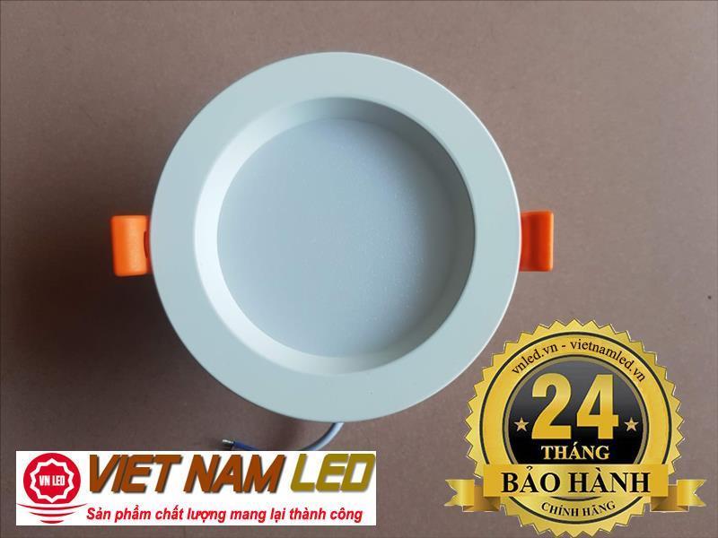 Đèn Led âm trần 7W kính đục, đổi 3 màu