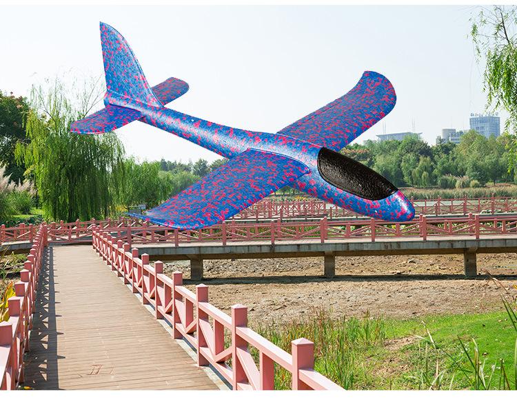 Máy bay tàu lượn bằng xốp (Loại to: 48 x 48 cm)