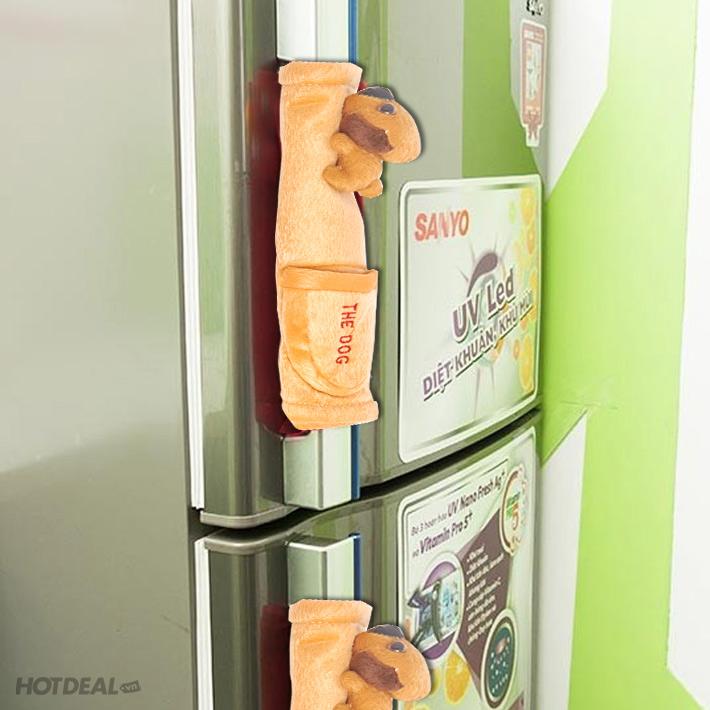 Bộ 2 Tay Nắm Tủ Lạnh Có Túi Đựng ( Nhiều màu )