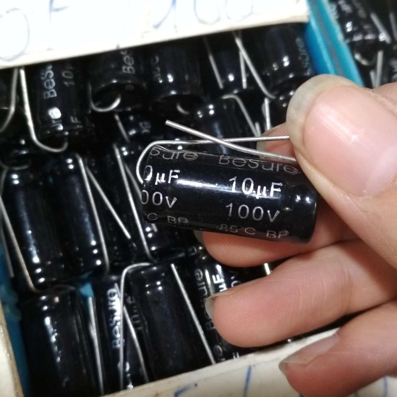 5 tụ loa 10mf - 100v