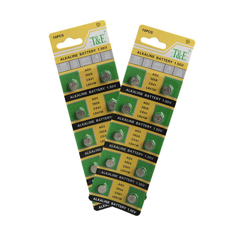 Vỉ 10 pin cúc áo Ankaline AG3 – SR41 – LR41 – LR736