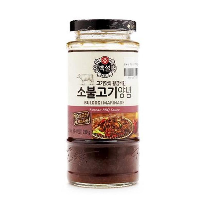 Sốt ướp thịt bò bbq hàn quốc beksul 290 gr 소불고기양념 290g