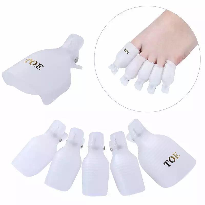 [HCM]Kep chân ủ móng tháo gel  Ủ tháo móng chân (10 cái)