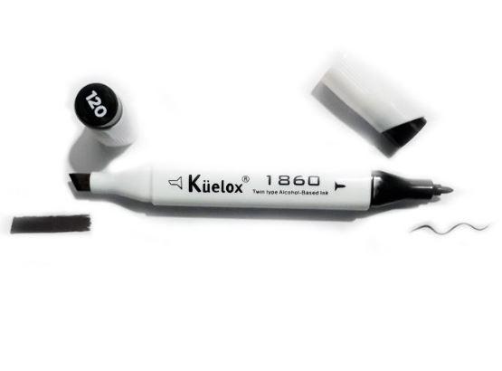 Bộ bút dạ Kuelox marker, 36 màu