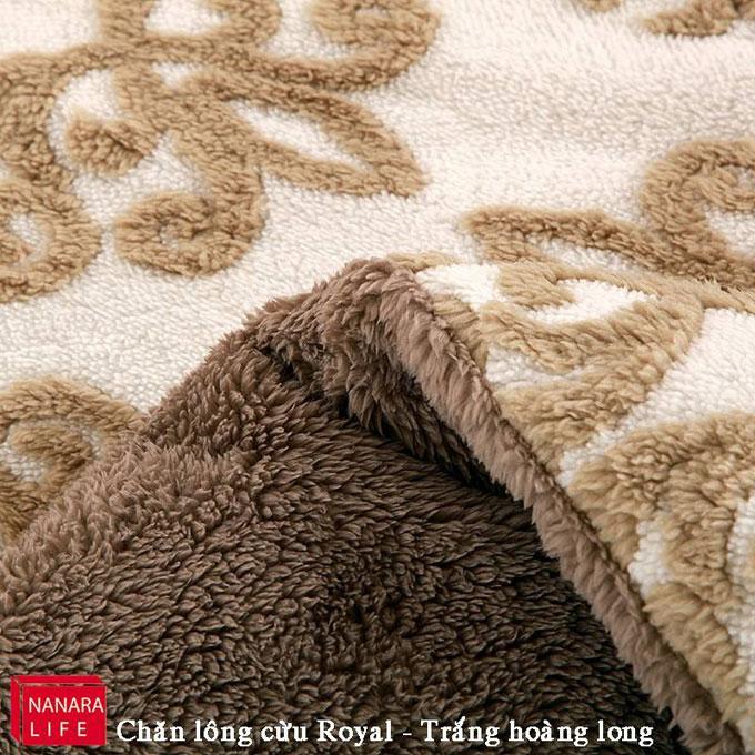 Chăn lông cừu Royal Nanara Life 200x230cm - Nhật Bản (Nâu kim phượng)