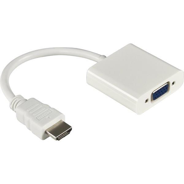 Cáp chuyển đổi HDMI sang VGA HDMI To VGA Adapter (Trắng)