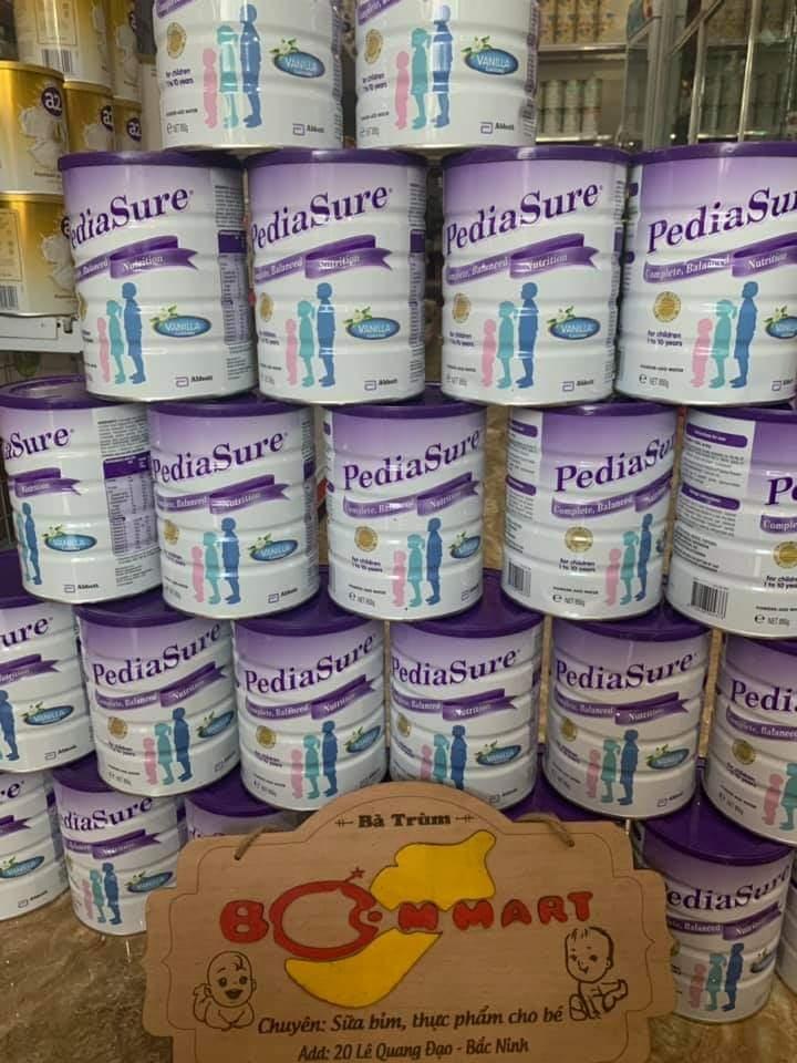 Sữa tăng cân pediasure Úc nắp tím date 9/2019