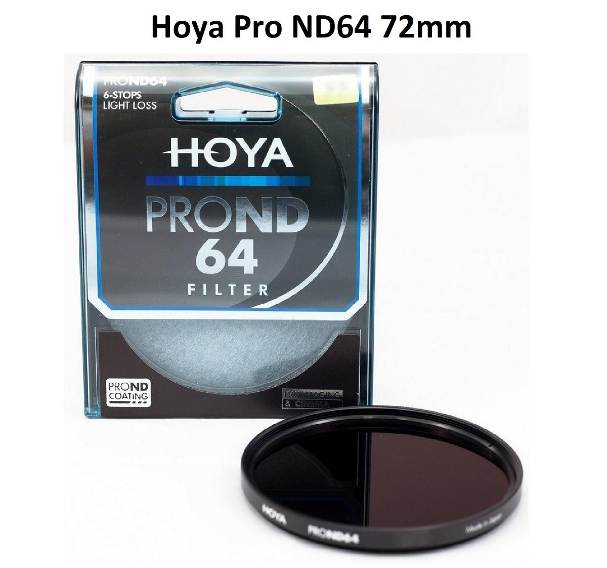 Kính lọc Filter Hoya Pro ND64 72mm