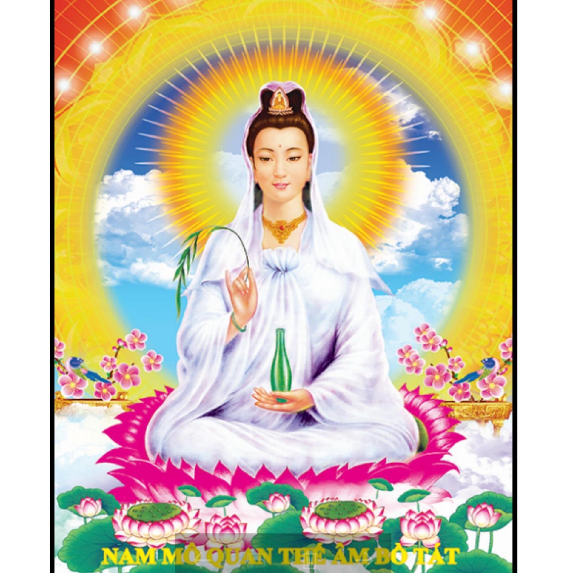 Tranh đính đá cao cấp QUAN ÂM 77571- Ngocthinhshop