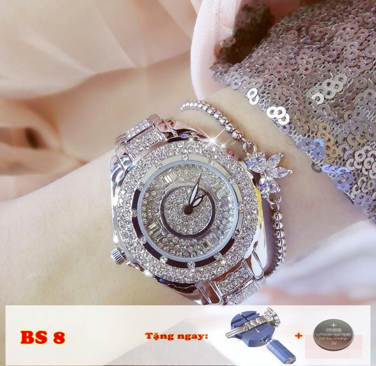 Đồng hồ nữ BS BEE SISTER BS7-8 đính đá cao cấp