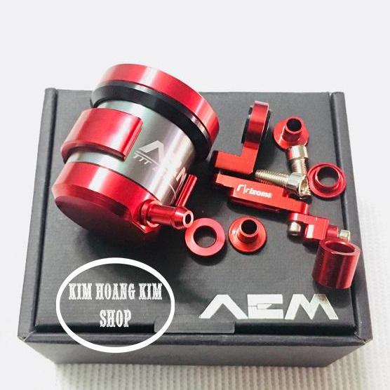 Bình Dầu AEM Titanium (màu Đỏ) + pass bình dầu ri.zoma