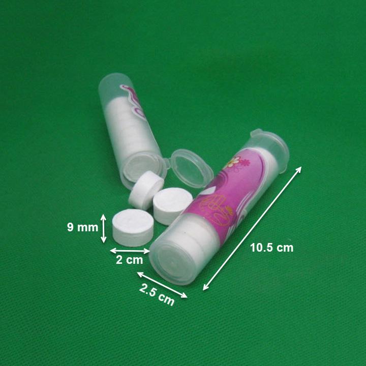 Khăn nén tiện dụng - Ống 10 viên nén
