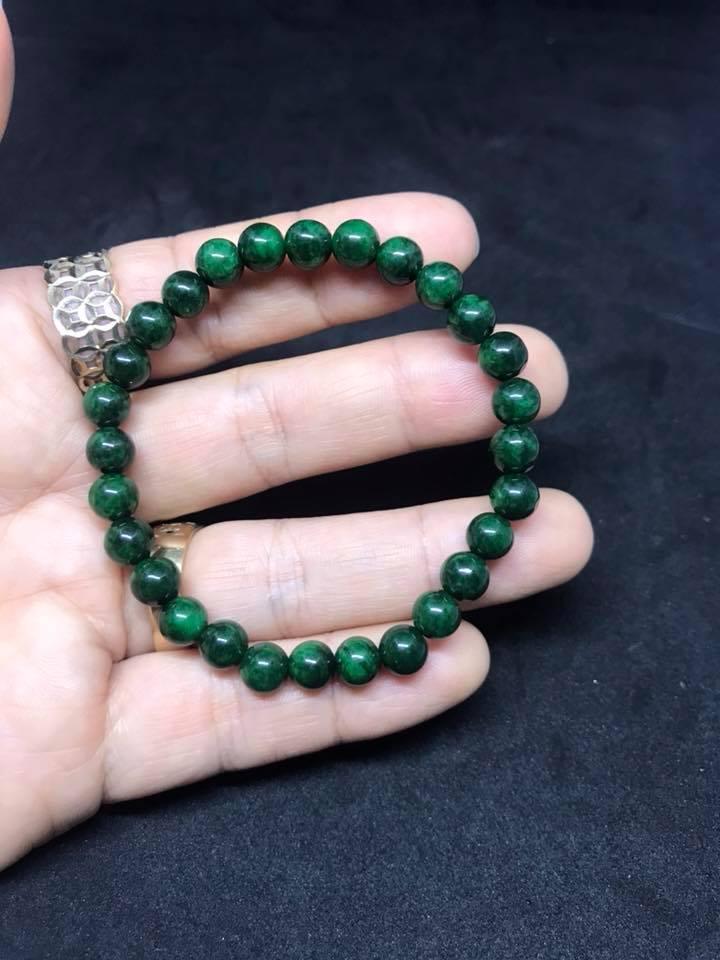 [HCM]VÒNG TAY ĐÁ CẨM THẠCH SƠN THỦY 6LY