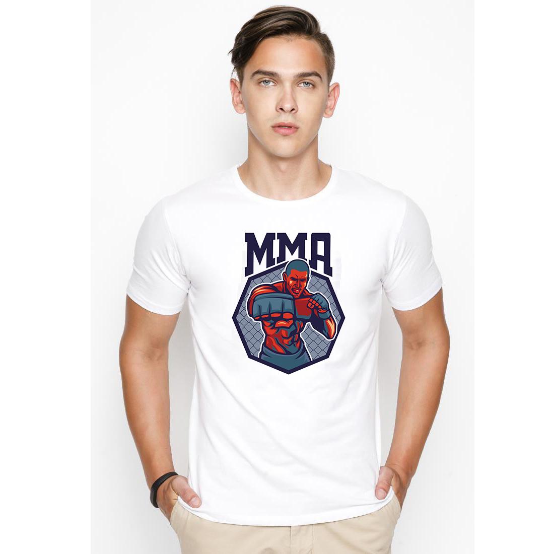 Áo thun nam in hình MMA