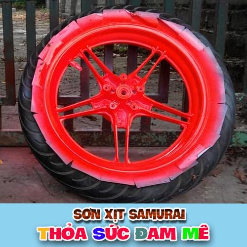 Sơn samurai màu cam - Chai sơn cam rực Y3505 sơn xịt samurai