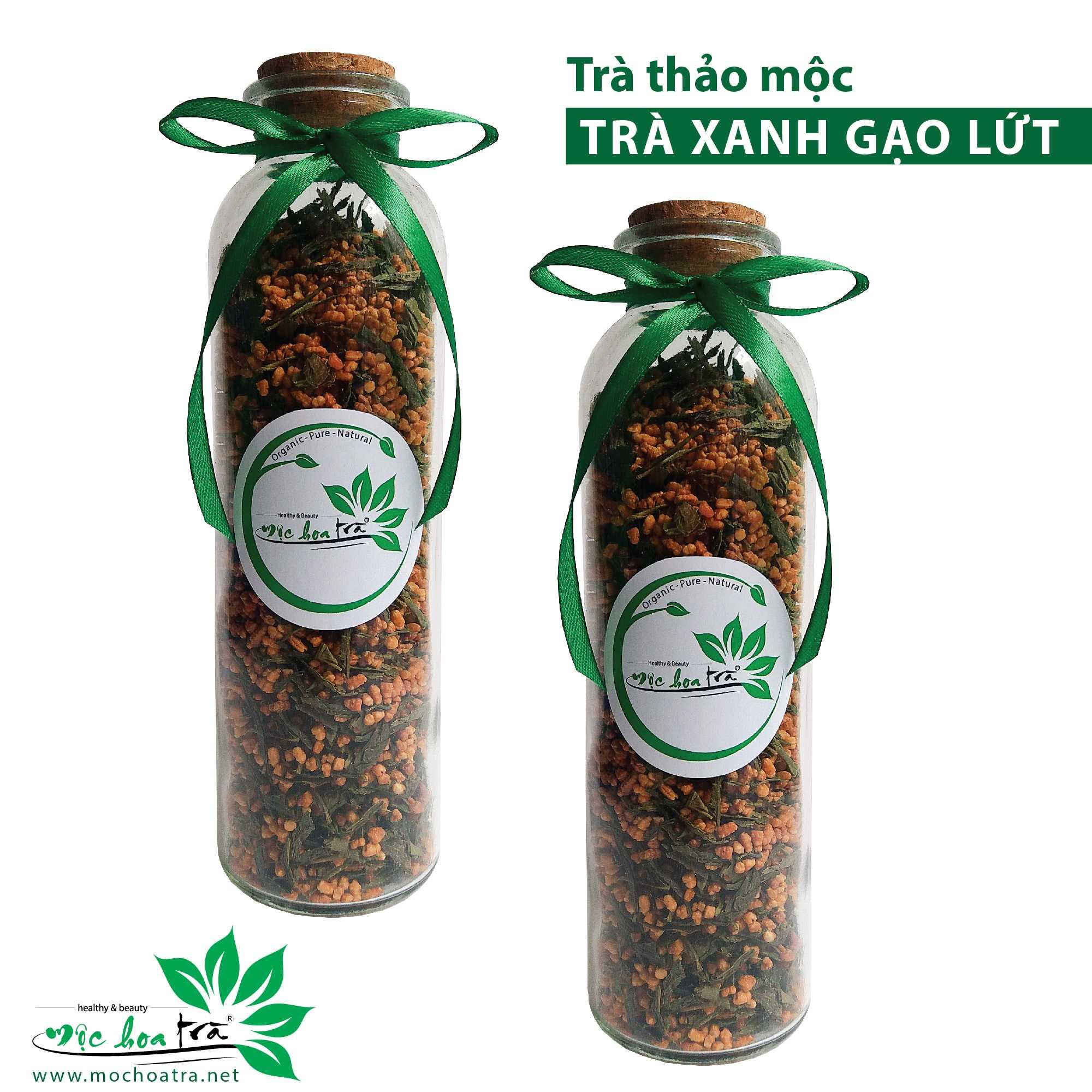 [HCM]TRÀ XANH GẠO LỨT NHẬT BẢN - MỘC HOA TRÀ