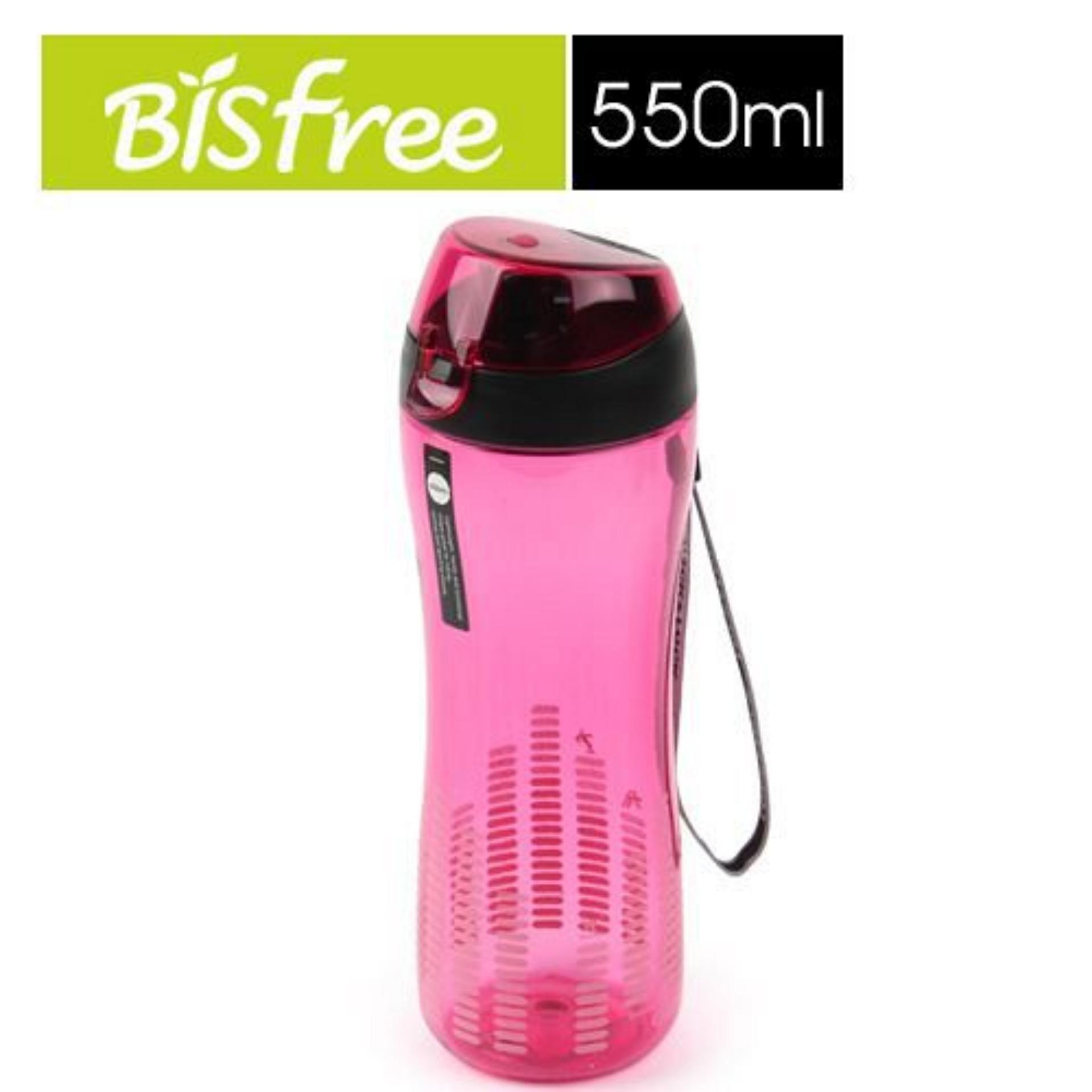Bình nước thể thao tritan lock&lock 550ml (Màu xanh da trời, xanh lá cây, hồng)