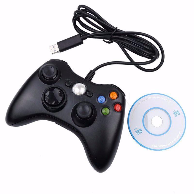Tay cầm game đơn rung usb-360 có dây kiểu dáng xbox cực pro